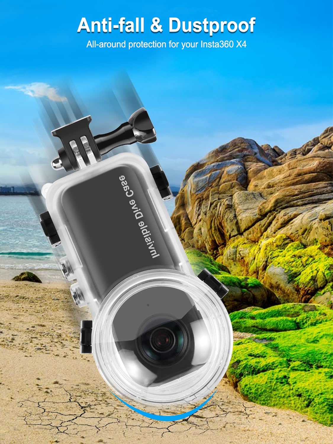 Invisible Dive Case for Insta360 X4