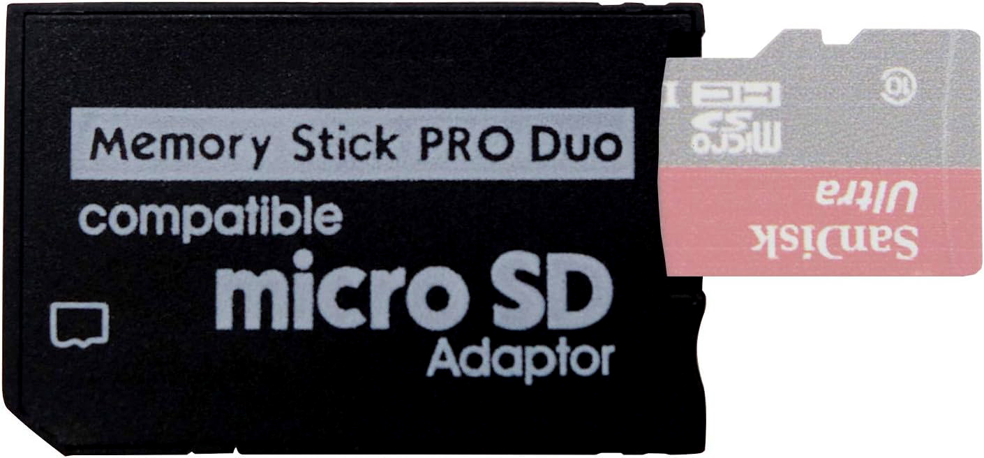 Memory Stick Pro Duo Adapter for Micro SD / Micro SDHC TF Card to Memory Stick MS Pro Duo Card