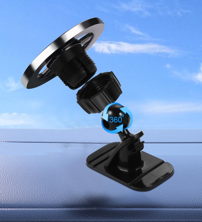 Magsafe Car Mobile Phone Holder Car instrument Panel 360-Degree Rotating Navigation Magnetic Suction Mobile Phone Holder