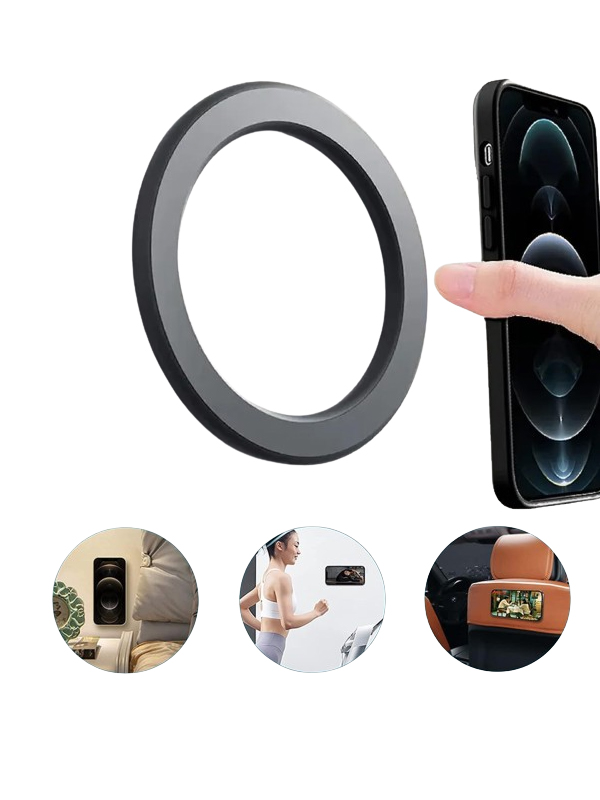 Magsafe Magnetic Ring Holder for iPhone Magnet Wall Mobile Phone Holder Magnetic Car Phone Stand