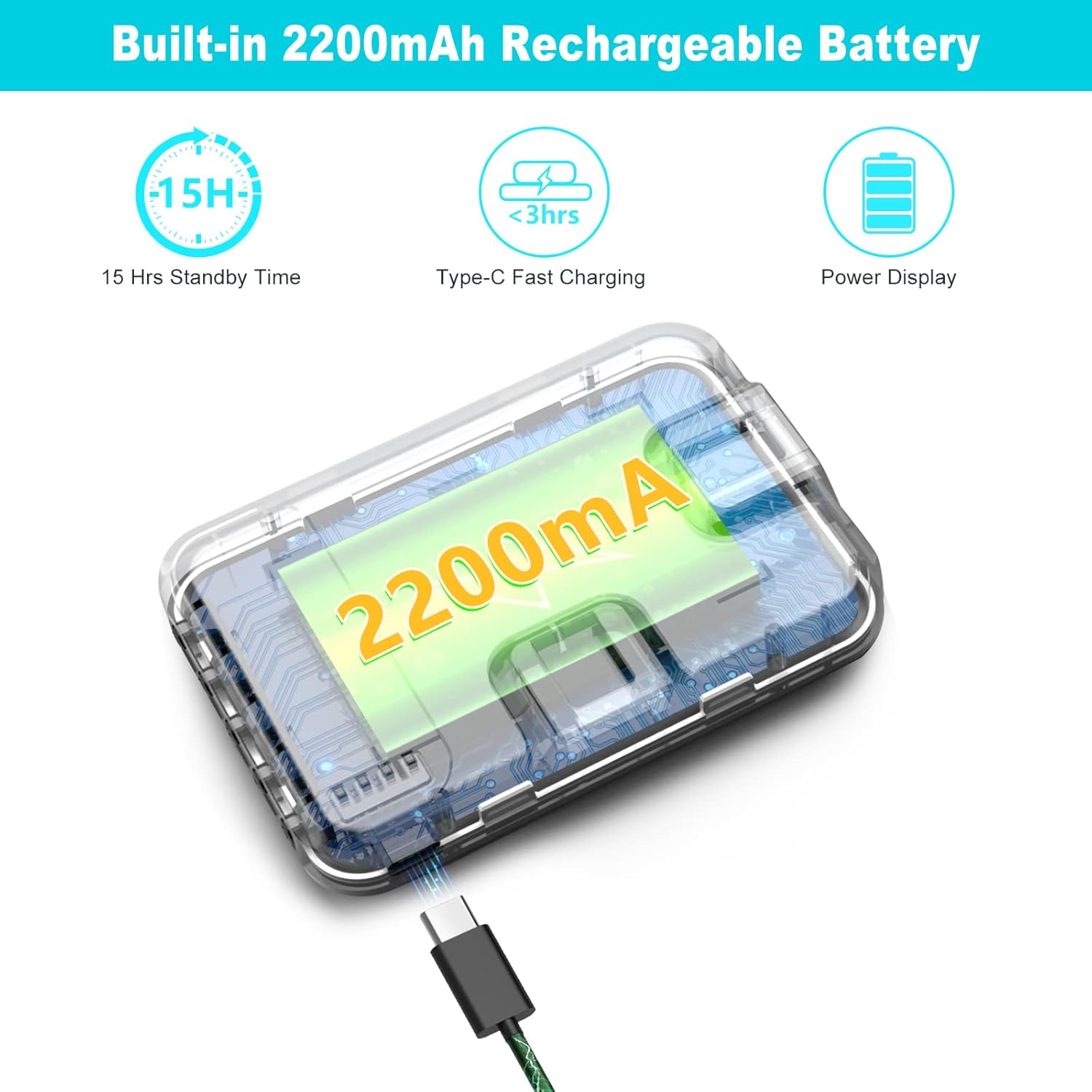 Selfie Light 60 LED 2200mah Rechargeable Cell Phone Fill Light