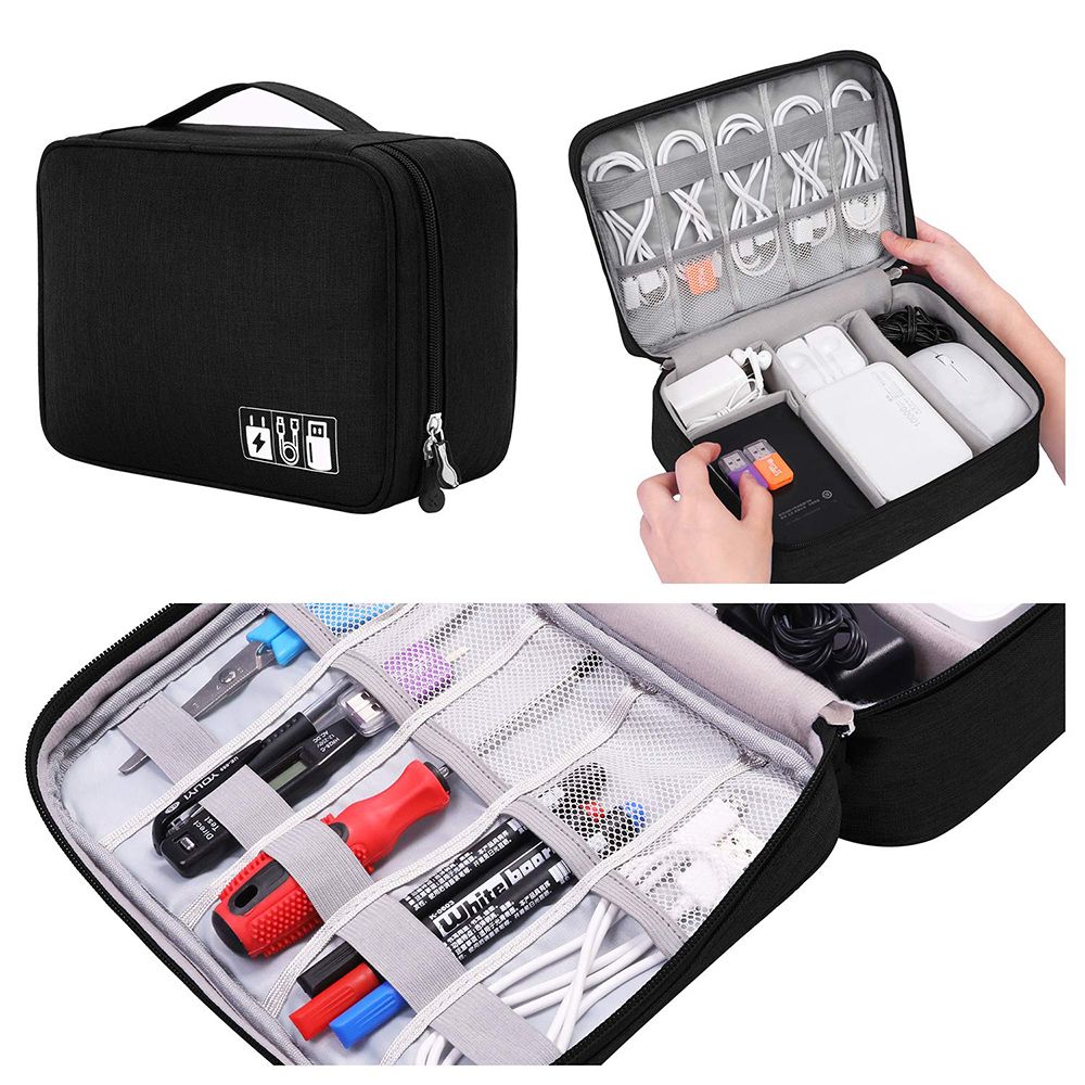 Digital Storage Bags Electronics Cable Organizer, Men Women Storage Bag Makeup and Jewelry Vanity Box Digital Storage Bags Electronics Cable Organizer, Men Women Storage Bag Makeup and Jewelry Vanity Box