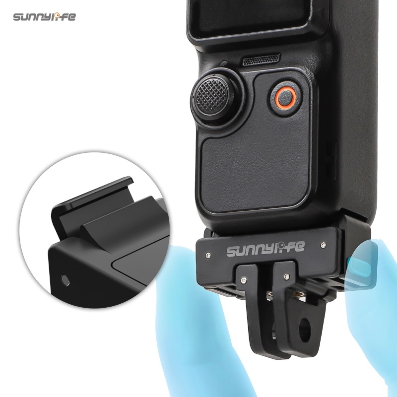 Quick Release Adapter Mount Action Camera Selfie Stick Tripod Adapter for OSMO POCKET 3