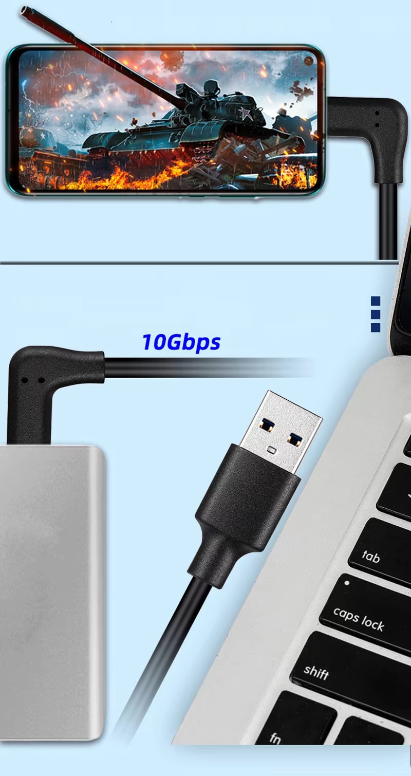 Eazedream 3M USB 3.0 to USB-C Live Stream Cable for PC Camera