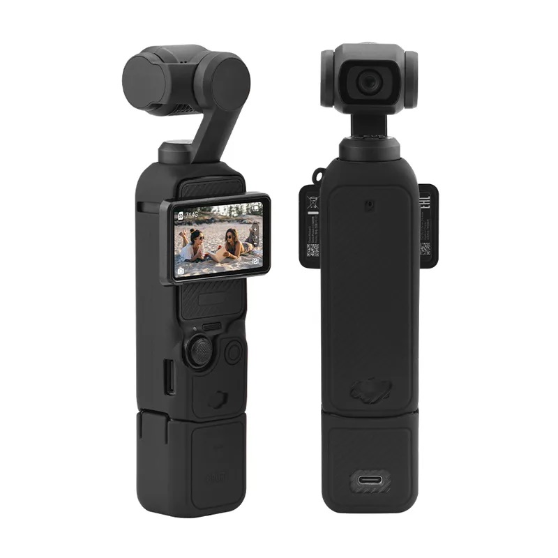Silicone Protective Case Cover Sleeve For DJI OSMO Pocket 3 (Black)