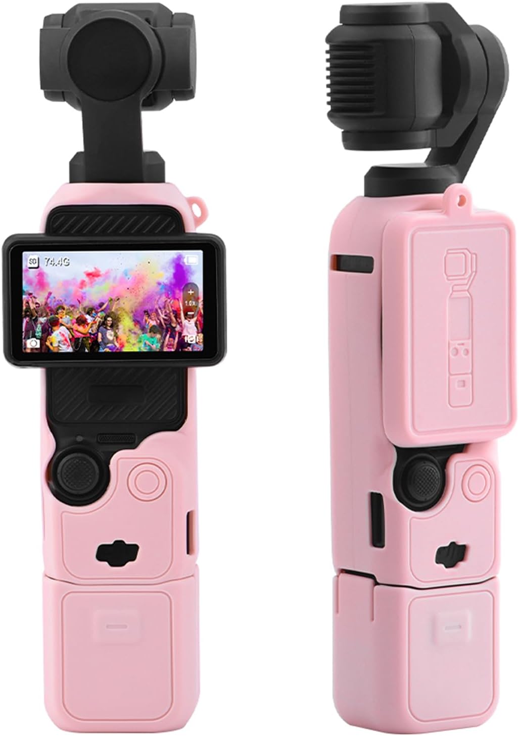 Silicone Protective Case Cover Sleeve For DJI OSMO Pocket 3 (Pink)