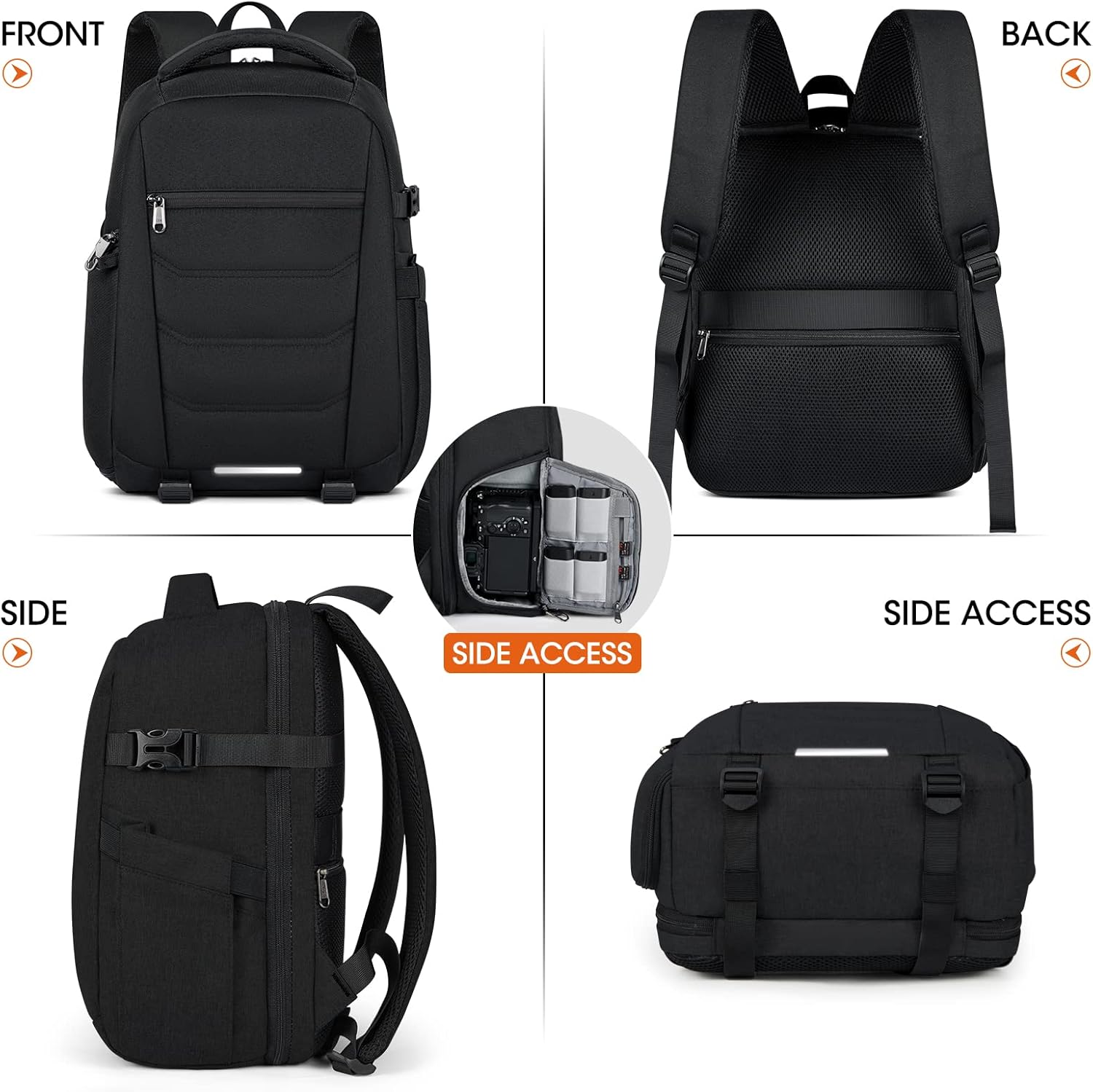 Camera Backpack Anti-Theft Waterproof Camera Bag Laptop Backpack