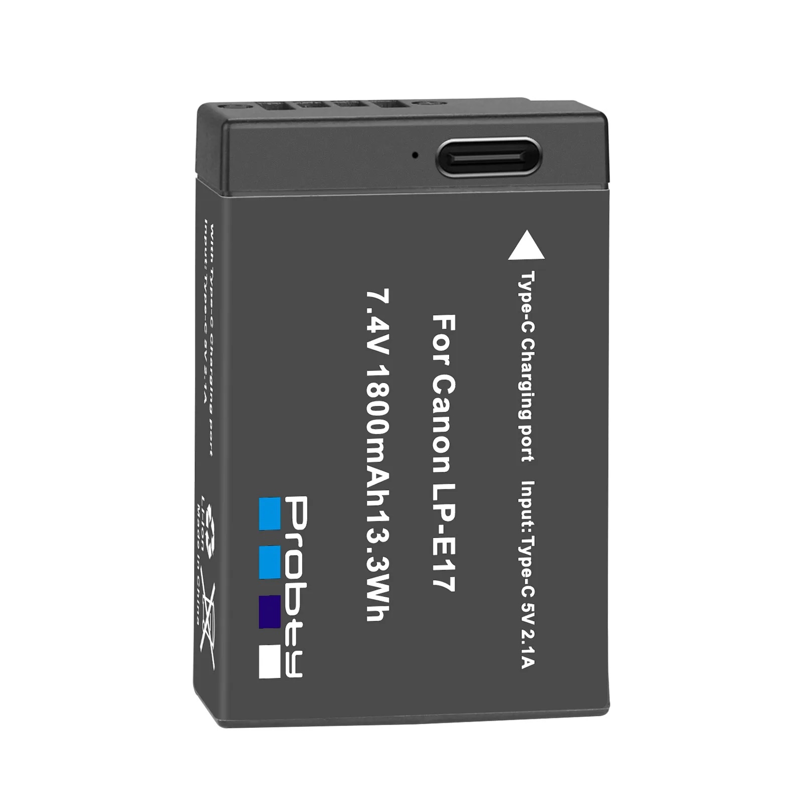 LP-E17 Battery Replecement with Type-C Charging Port for Canon EOS RP 200 250D M3 M5 M6 750D 760D T6i T6s 800D 8000D 77D Kiss X8i Camera