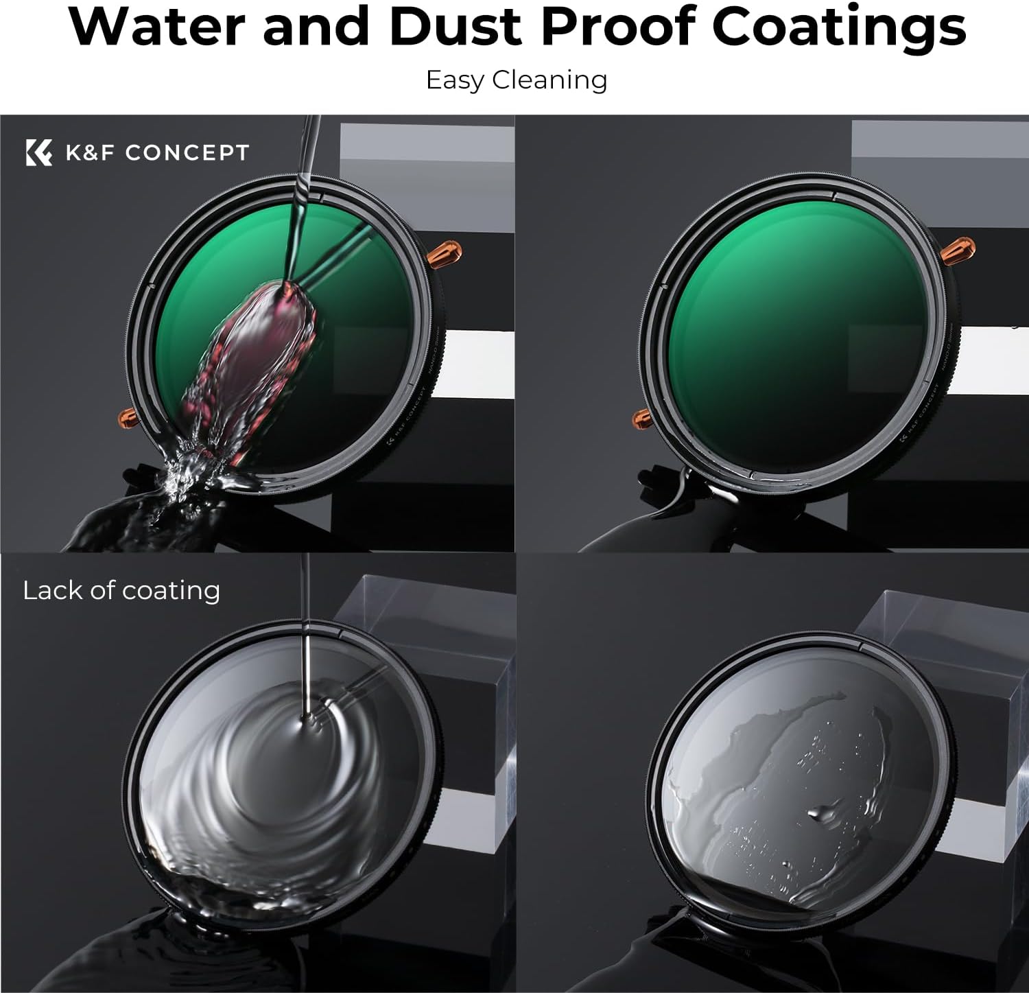 K&F Concept Nano-D Variable ND2-32 & CPL MC Filter 77mm