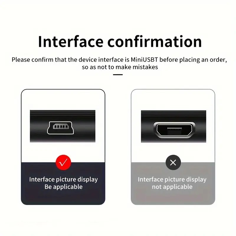 USB Type-C to USB Mini B 5 Pin Braided Cable 1M