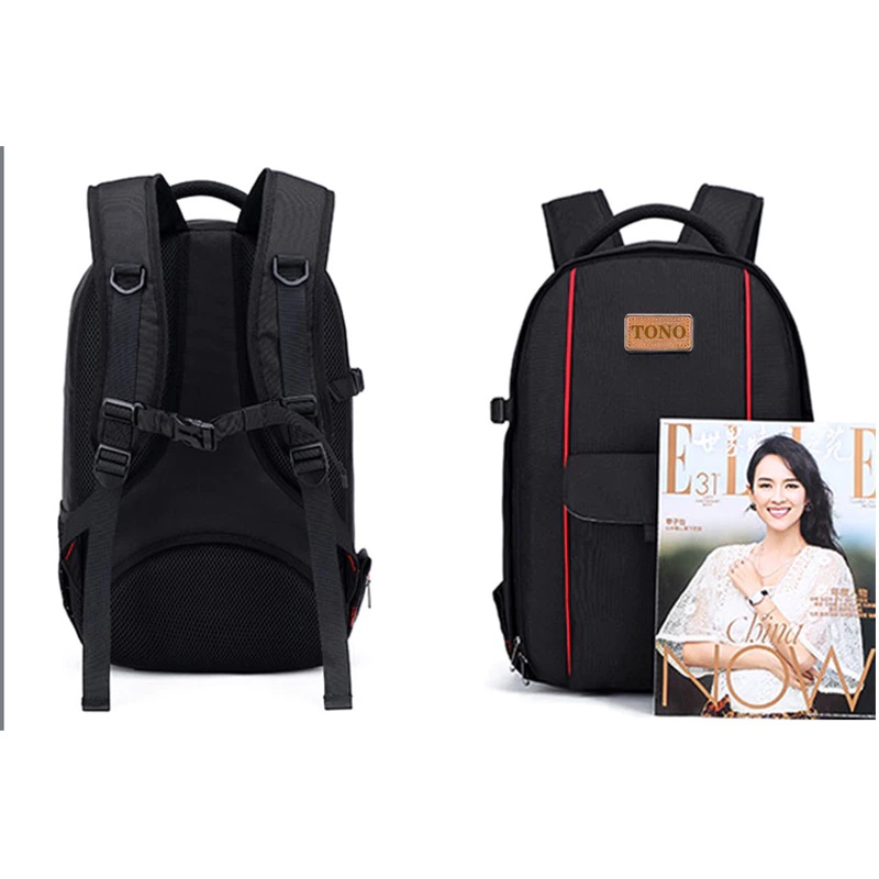 Camera Bag Double Shoulder Micro Single Professional Photography Backpack Multifunctional Large Capacity Camera Lens Storage Bag