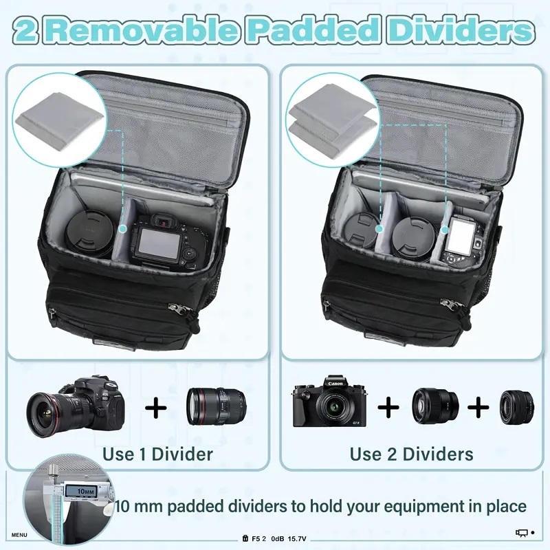 Camera Bag Professional Camera Case Small DSLR Camera Bags Crossbody Camera Sling Bag