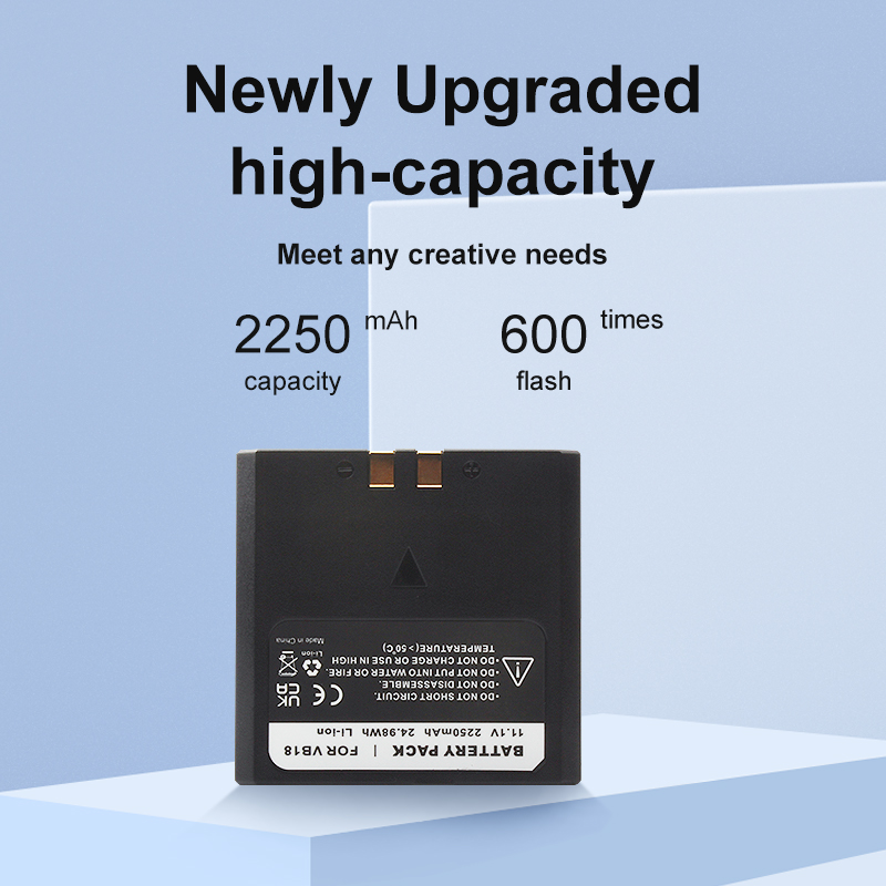 VB-18 Replacement Battery for GODOX V850 V860 V850II V860IIC V860IIN V860IIS V860IIF V860IIF NEEWER TT850