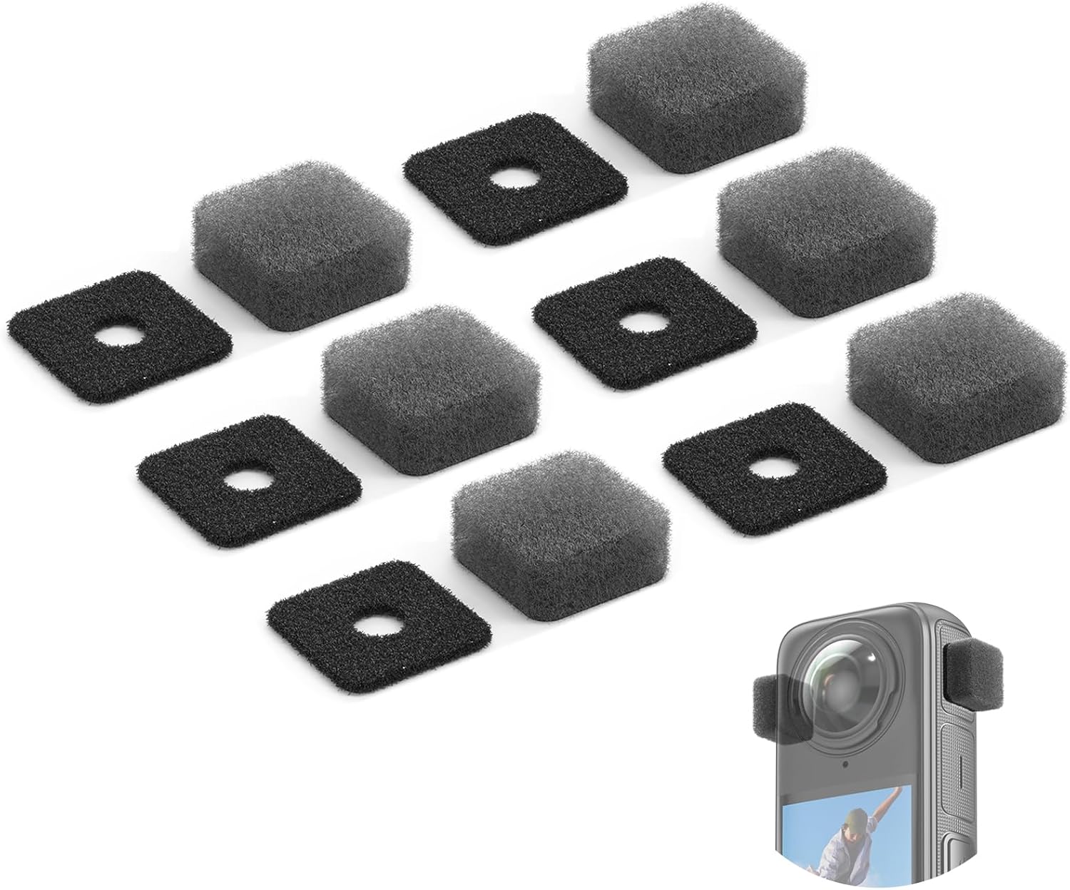 VRIG Mic Wind Muff for Insta360 X5/X4/X3