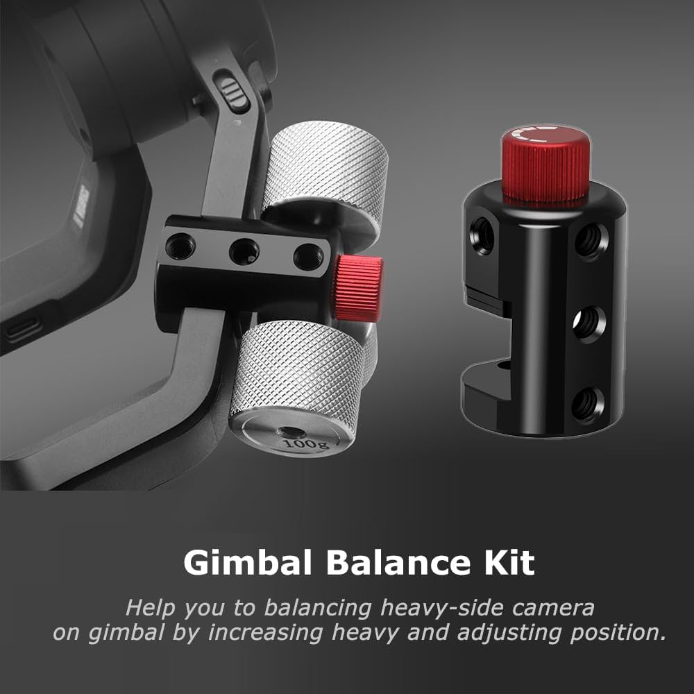 Gimbal Counterweight 100g Set for Ronin S Balance Clump Weight 25g with 1/4" inch Screw Hole