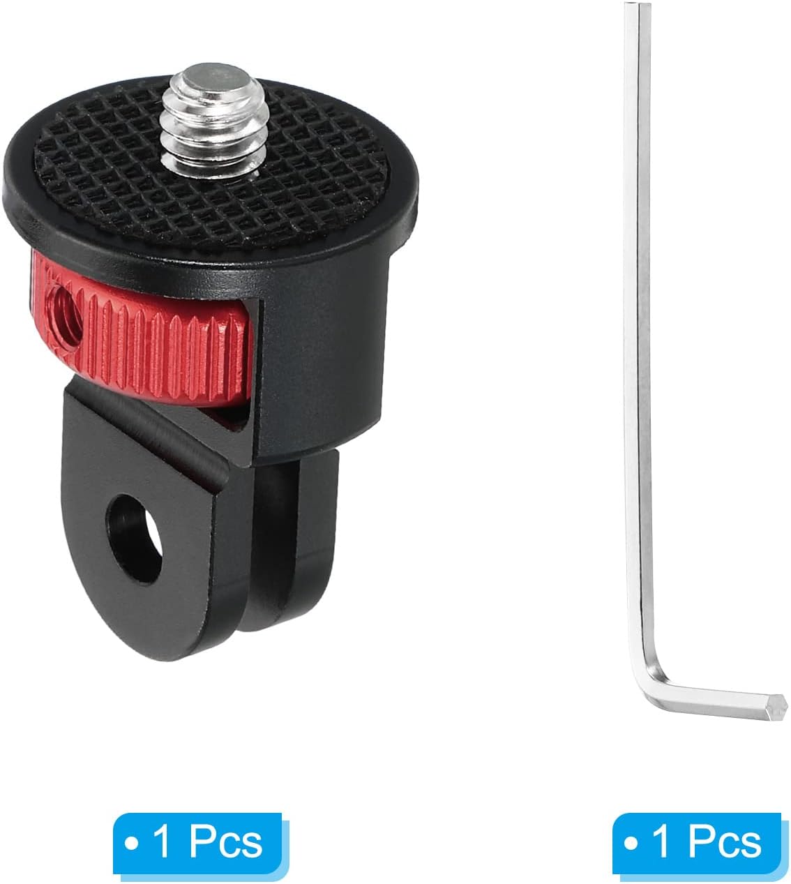 Aluminum Tripod Mount Adapter 360° Adjustment 1/4" Screw Conversion Adapter