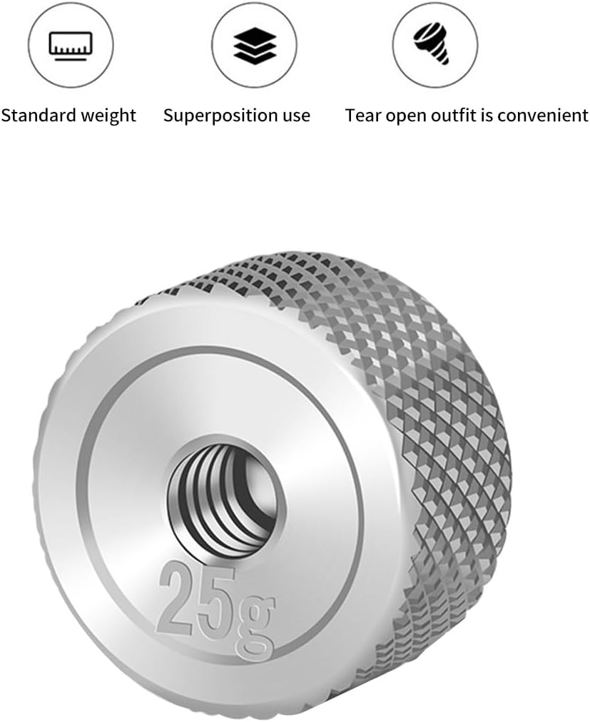 Gimbal Counterweight 25g Set for Ronin S Balance Clump Weight 25g with 1/4" inch Screw Hole