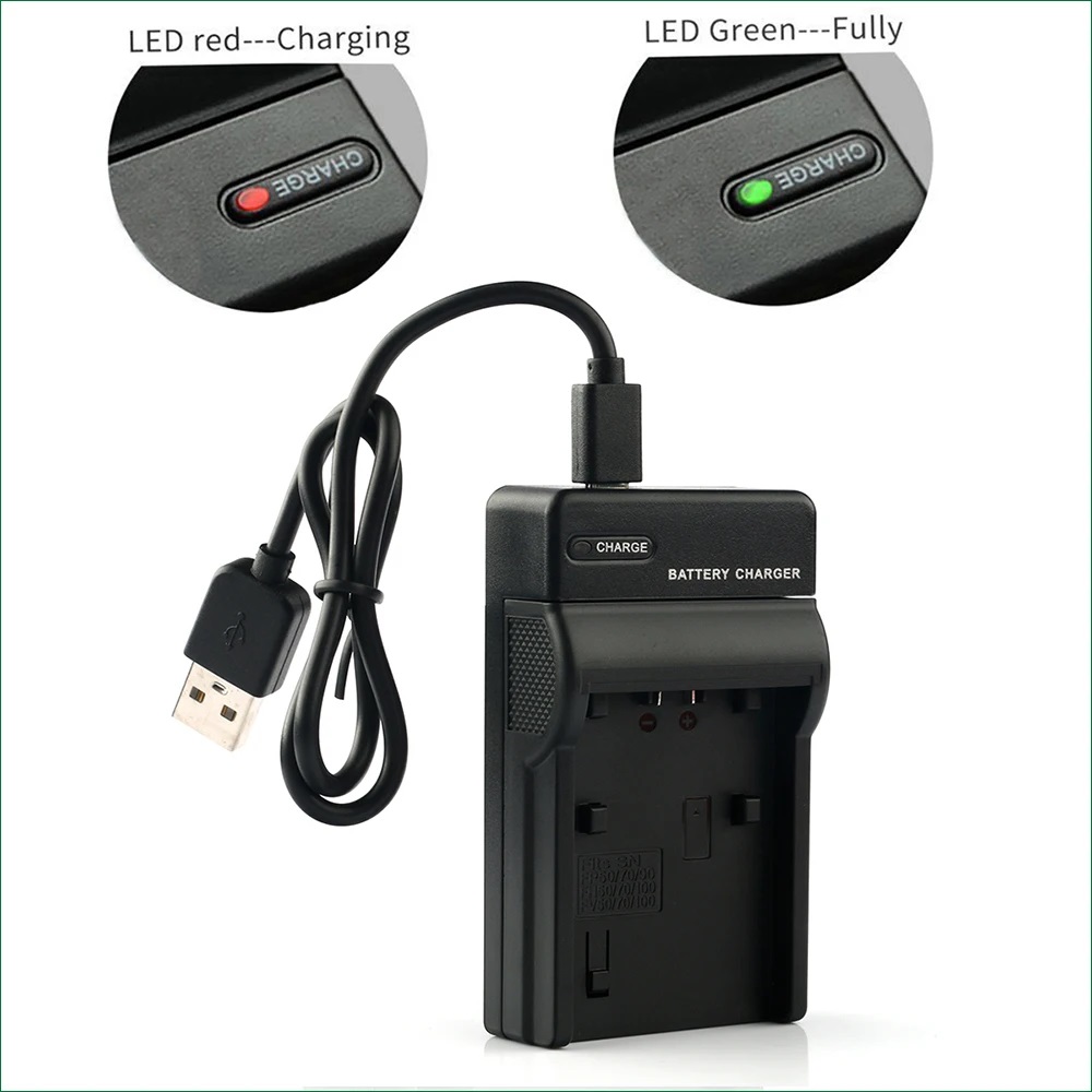 Digital Camera Battery Charger EN-EL3 for Nikon EN-EL3e EN-EL3a MH-18 MH-18a D100 D200 D300 D300S D50 D50S D70 D70S D700 D80 D90
