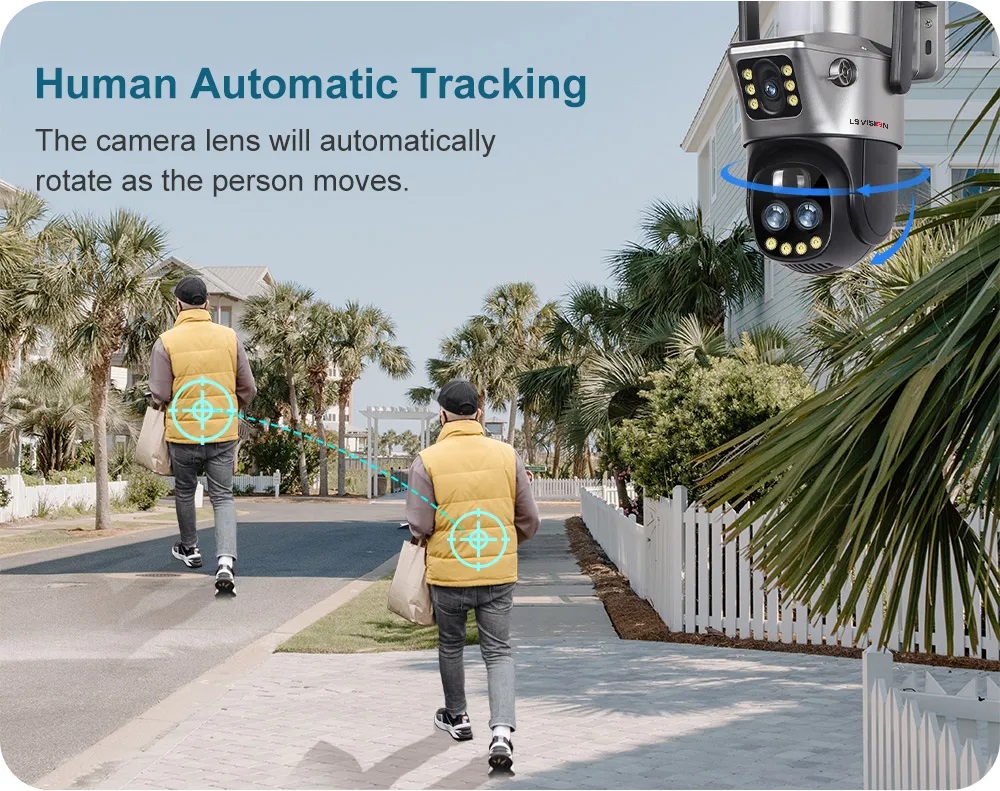 SOLAR CAMERA LS-CS3U-4G-10X-SA 12MP Three-Lens 4G PTZ Camera Outdoor