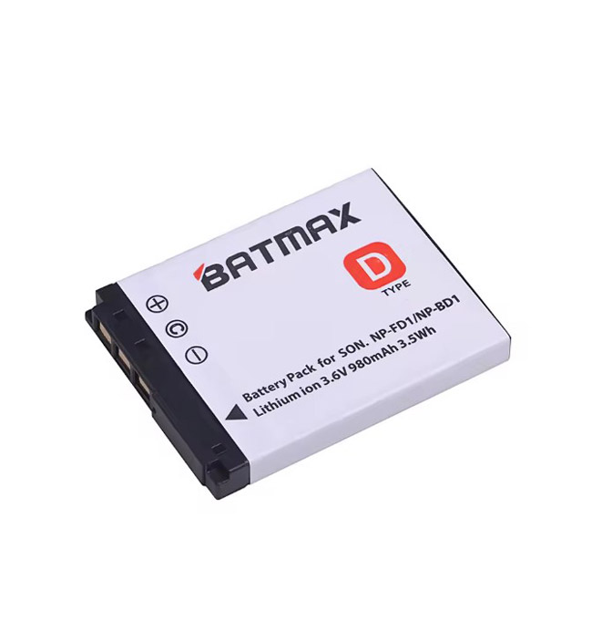 Camera Battery for Sony NP-FD1/NP-BD1 980mA