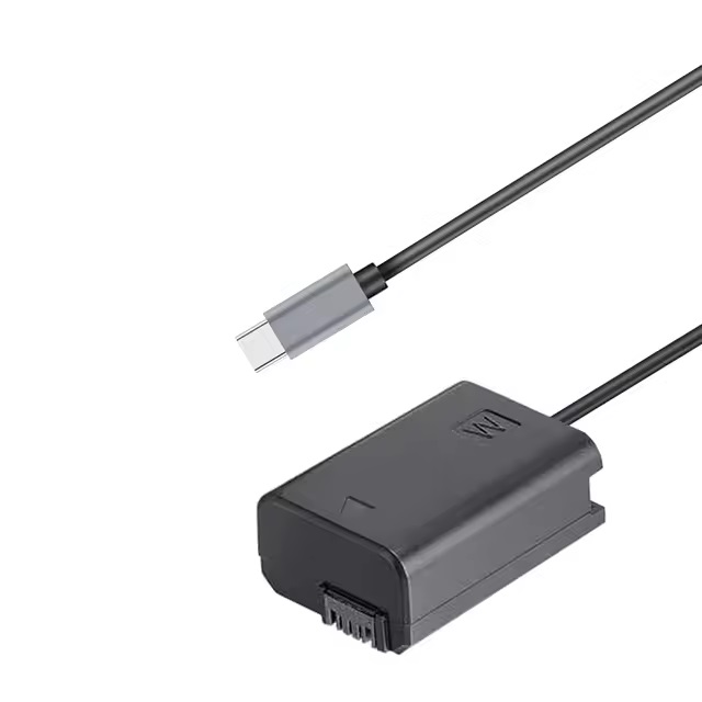 USB-C to Sony NP-FW50 Regulated Dummy Battery Cable