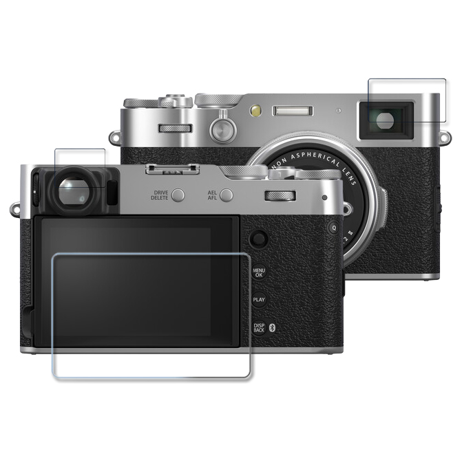 3in1 Tempred Glass For FUJIFILM X-100V/X-100VI