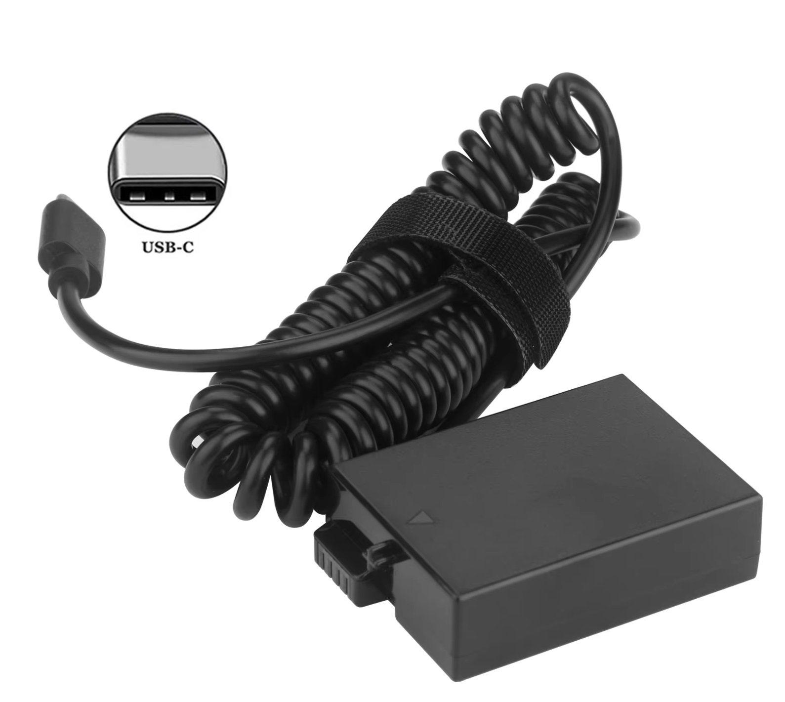 Type-C To LP-E8 DR-E8 Dummy Battery for Canon EOS 700D 650D 600D 550D KISS X4 X5 X6 T2i T3i T5i