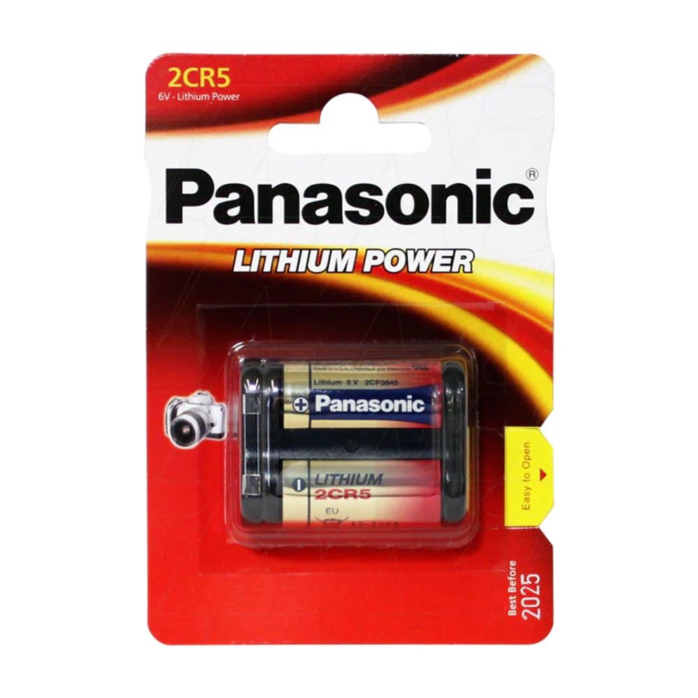 Panasonic 2CR5 6V 1.4Ah Lithium Battery