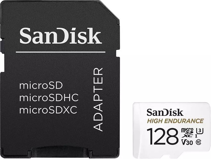 SanDisk 128GB High Endurance MicroSDXC Card for Dash Cam & Home Security Camera