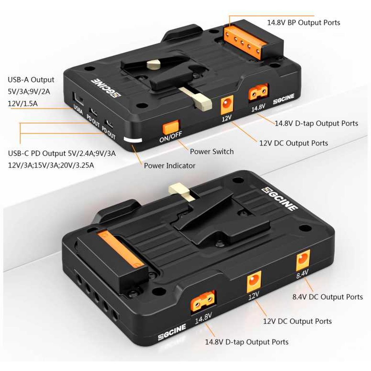 ZGCINE VM-VP1 V Mount Battery Plate Kit1