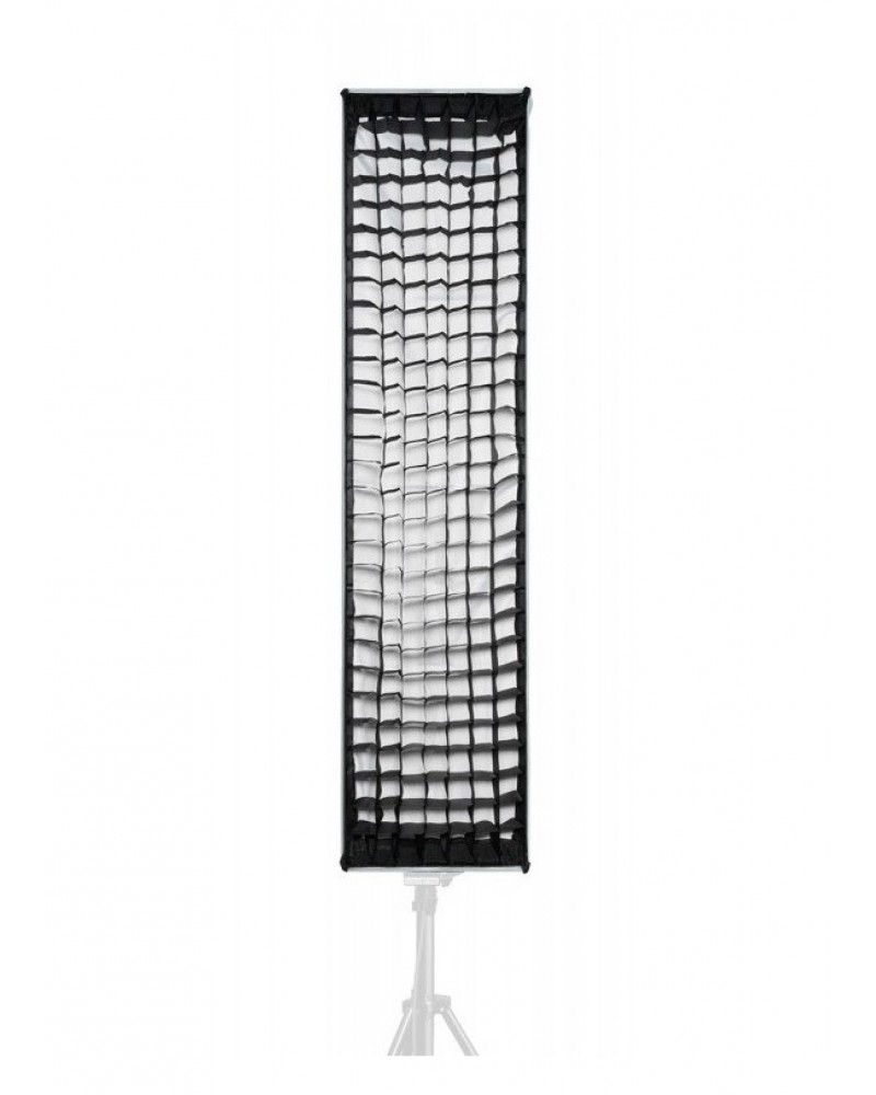 NiceFoto LA-2000A 200W Bi-Color COB LED Video Light With ES-1230 120x30cm Softbox/Stand