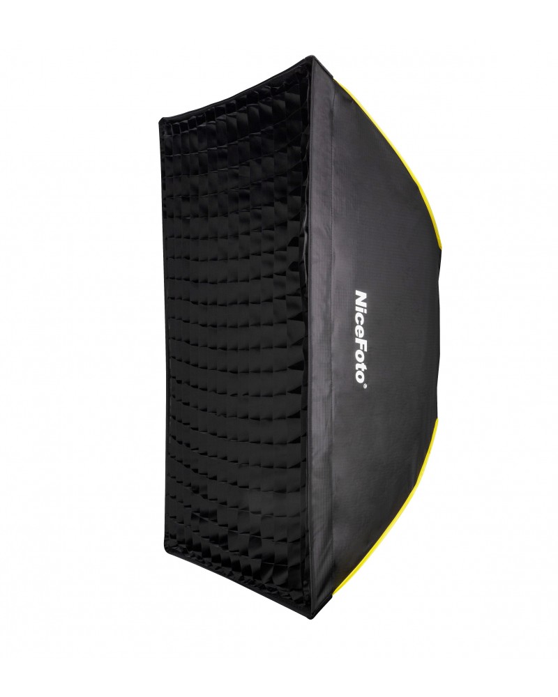 NiceFoto LA-2000A 200W Bi-Color COB LED Video Light With ES-690 60x90cm Softbox/Stand