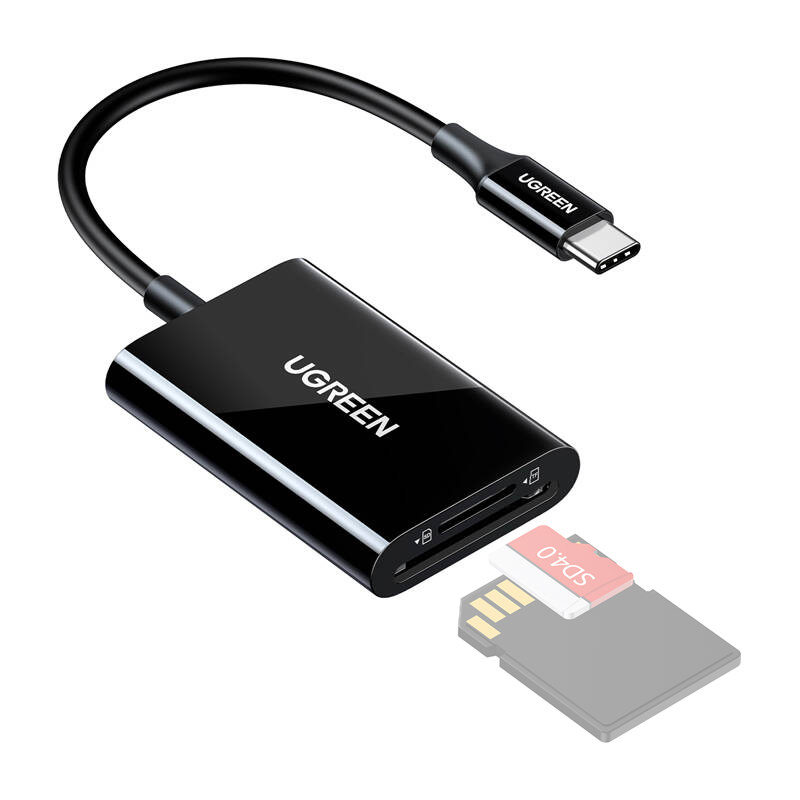 UGREEN 2in1 Type-C TF microSD SD Card Reader