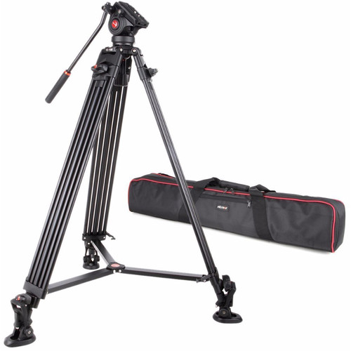 VILTROX VX-18M Heavy-Duty Video Tripod with VT-01 Fluid Head VILTROX VX-18M Heavy-Duty Video Tripod with VT-01 Fluid Head
