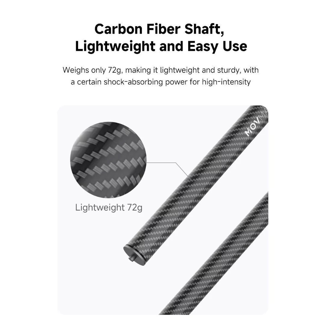 MOVMAX Blade Carbon Fiber Extension Tube for Osmo Pocket 3