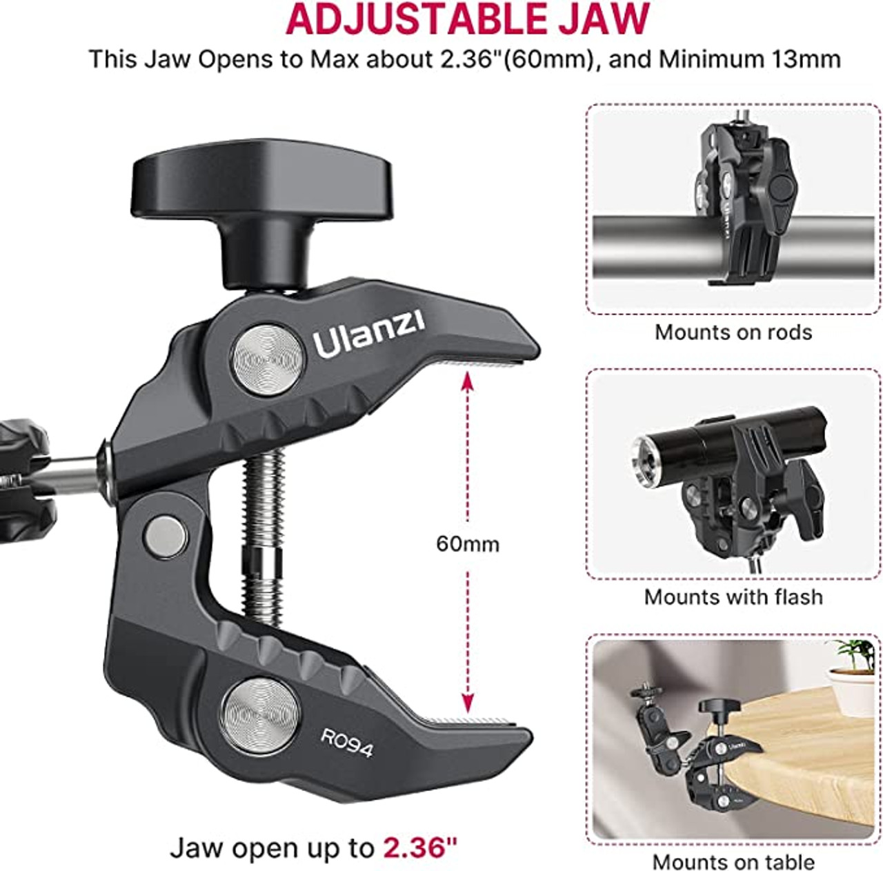 Ulanzi R094 Multi-Functional Super Clamp with Magic Arm