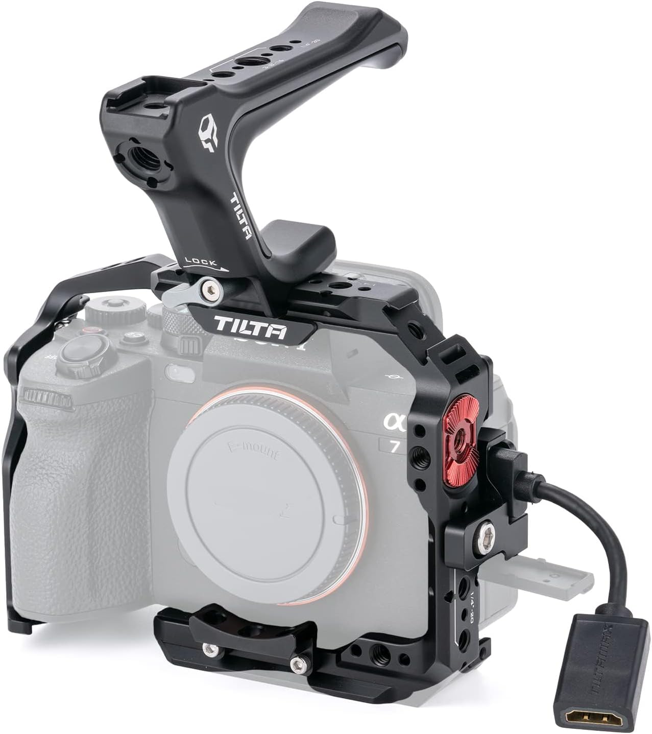 Tilta Basic Camera Cage Kit for Sony a7 IV Black (TA-T30-A-B)