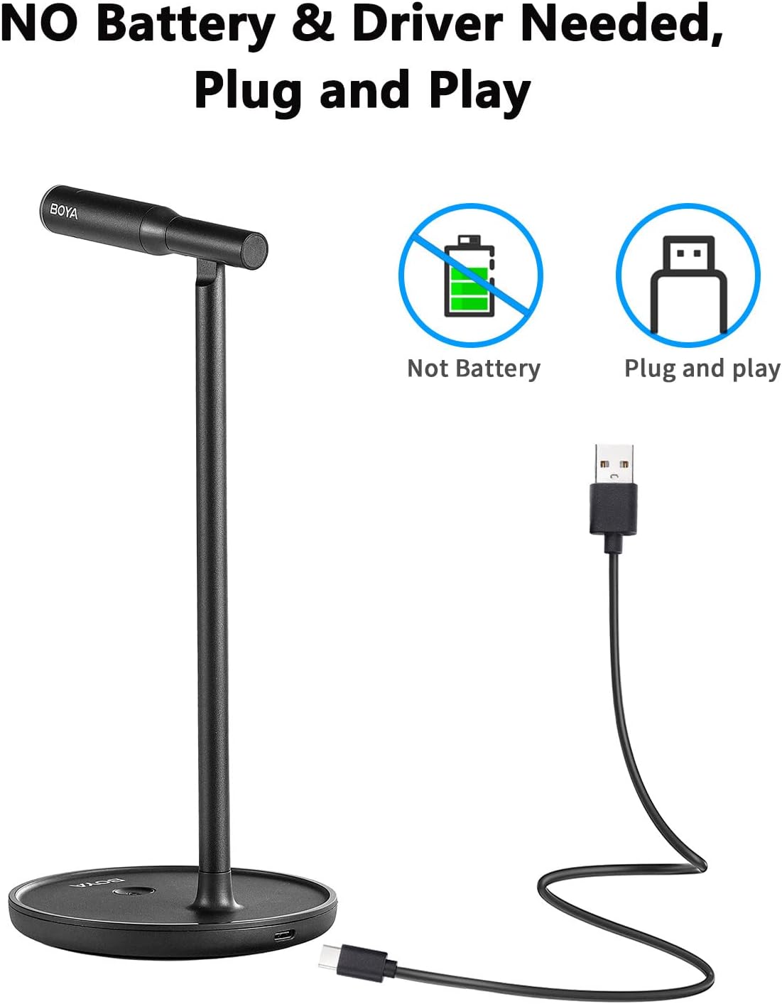 BOYA BY-CM1 Desktop Cardioid USB Microphone