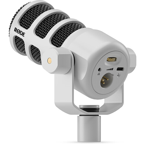 RODE PodMic USB and XLR Dynamic Broadcast Microphone (White) RODE PodMic USB and XLR Dynamic Broadcast Microphone (White)