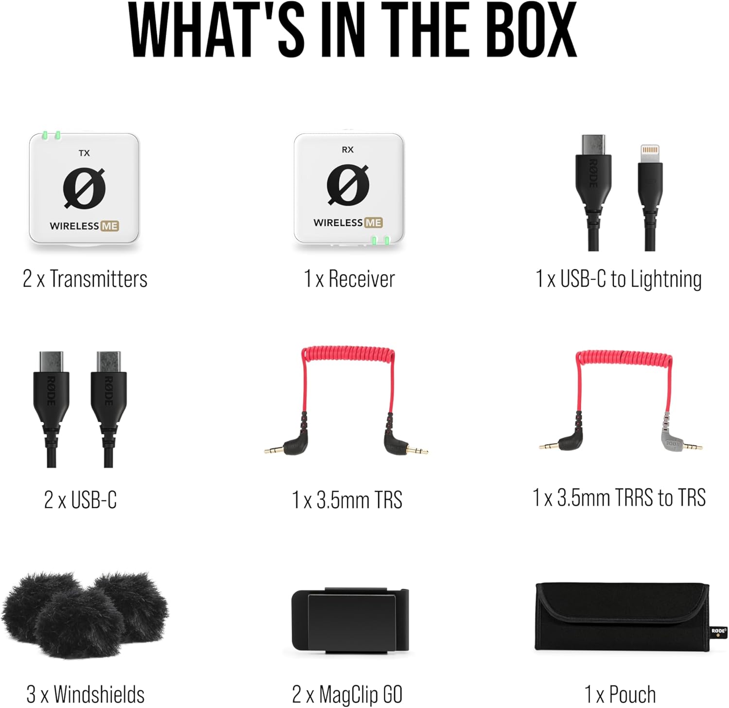 RODE Wireless ME Dual Compact Digital Wireless Microphone System (White) RODE Wireless ME Dual Compact Digital Wireless Microphone System (White)