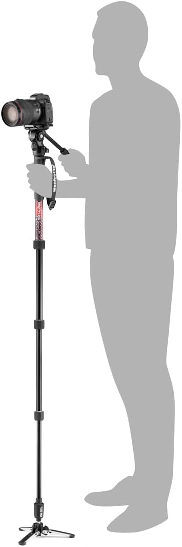 Manfrotto Element MII Video Monopod with Live Fluid Head(MVMELMIIA4LIVE)