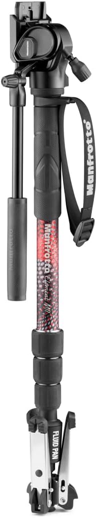 Manfrotto Element MII Video Monopod with Live Fluid Head(MVMELMIIA4LIVE)