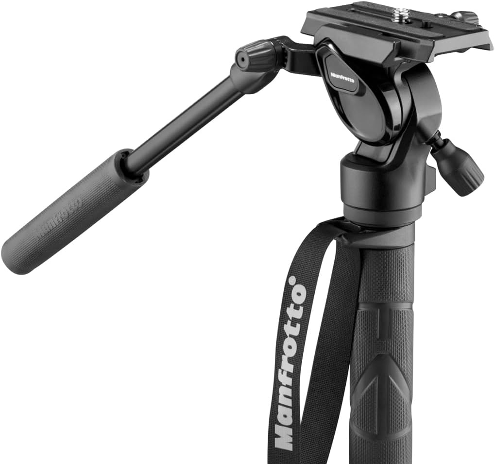 Manfrotto Element MII Video Monopod with Live Fluid Head(MVMELMIIA4LIVE)