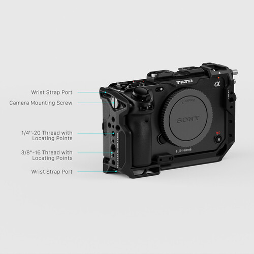 Tilta Camera Cage Basic Kit V2 for Sony FX3 & FX30 Black (TA-T16-A-B)