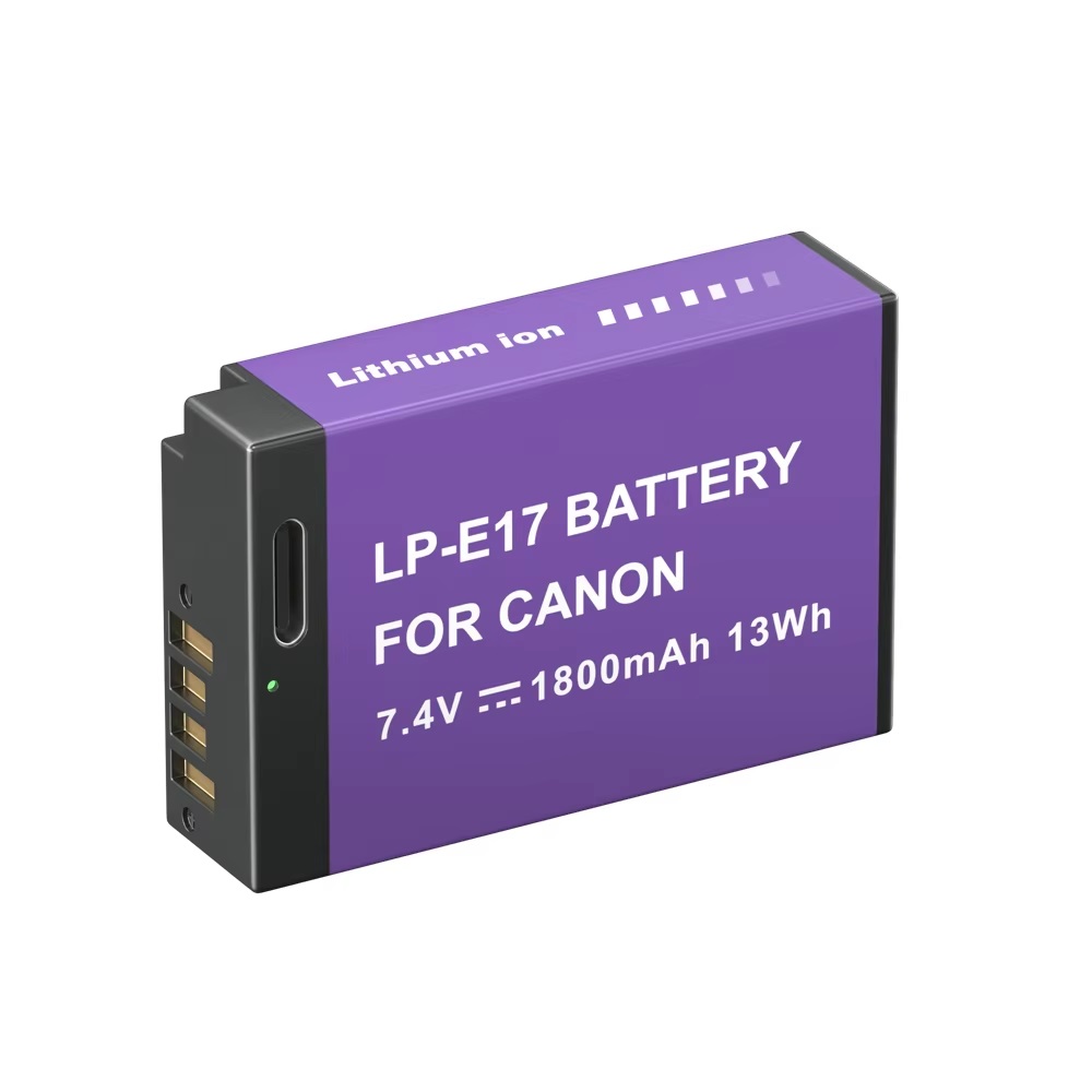 LP-E17 for CANON Rechargeable Battery with USB-C Input