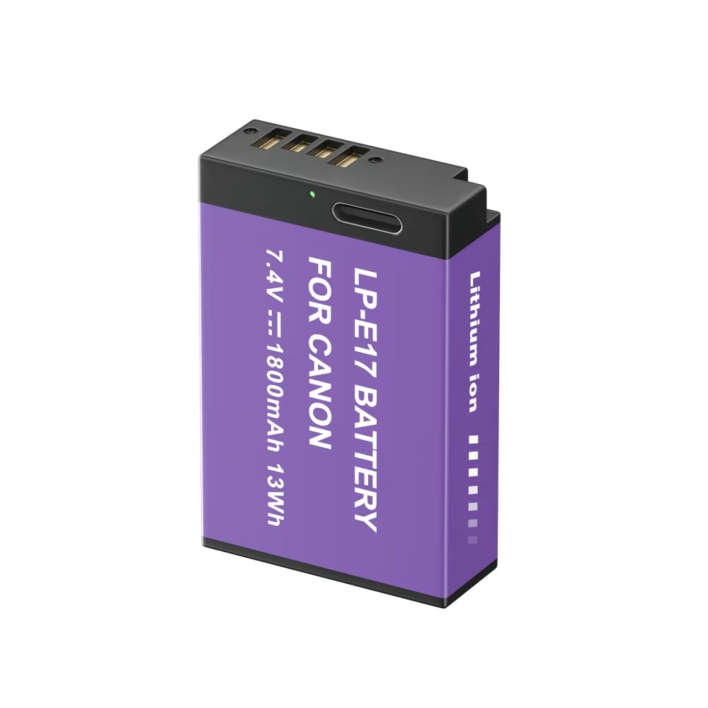 LP-E17 for CANON Rechargeable Battery with USB-C Input