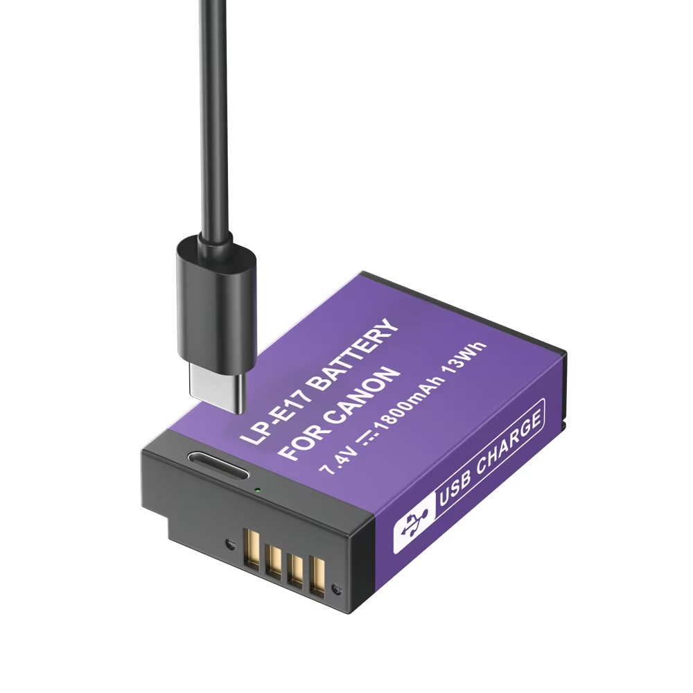LP-E17 for CANON Rechargeable Battery with USB-C Input
