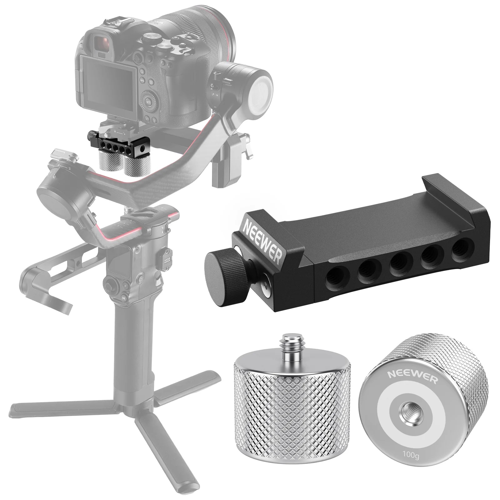 NEEWER GA001 Gimbal Counterweights and Clamp Kit for DJI NEEWER GA001 Gimbal Counterweights and Clamp Kit for DJI