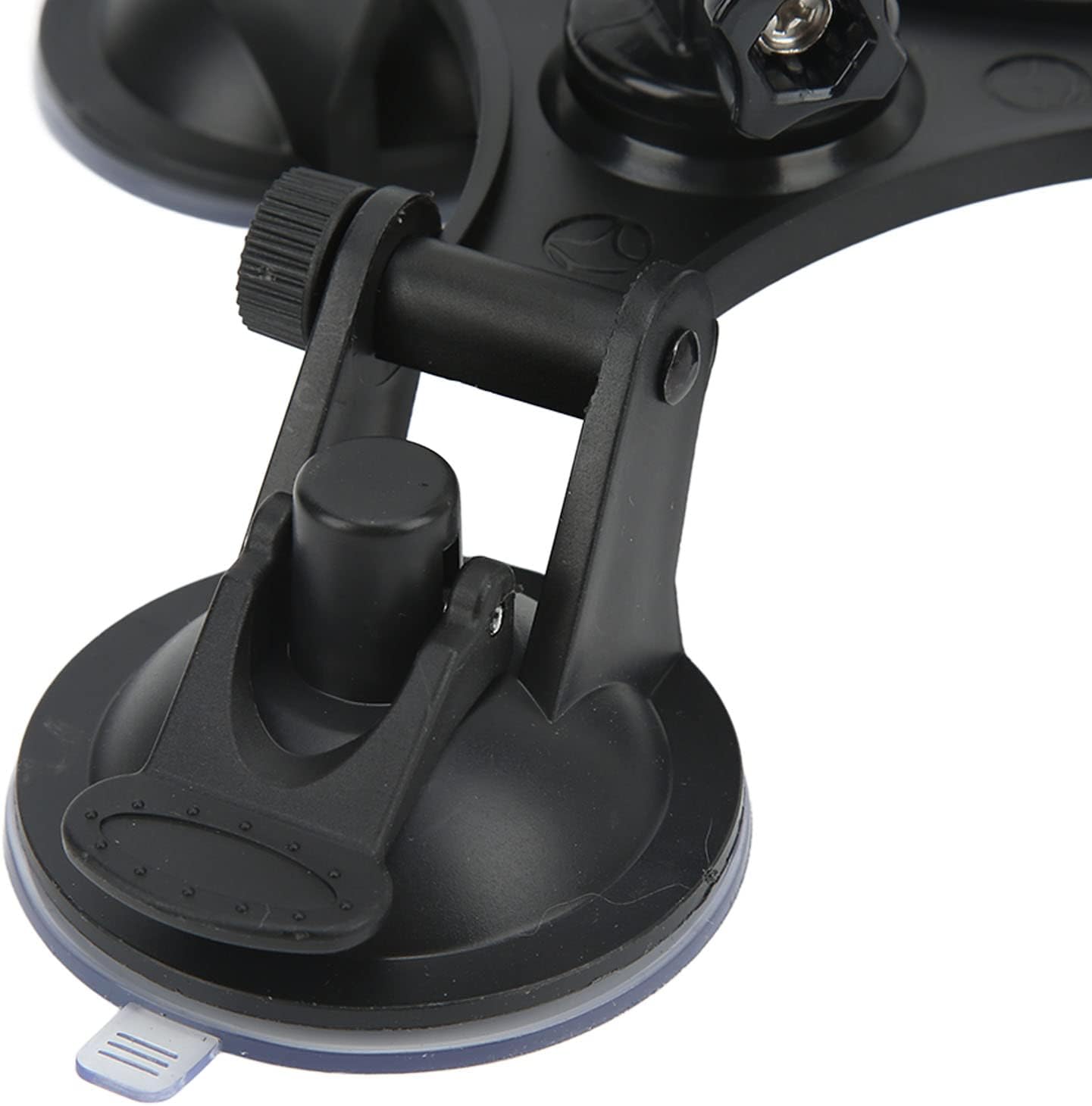 Triple Suction Cup Mount with 1/4 Threaded Head 360 Degree Tripod Ball Head