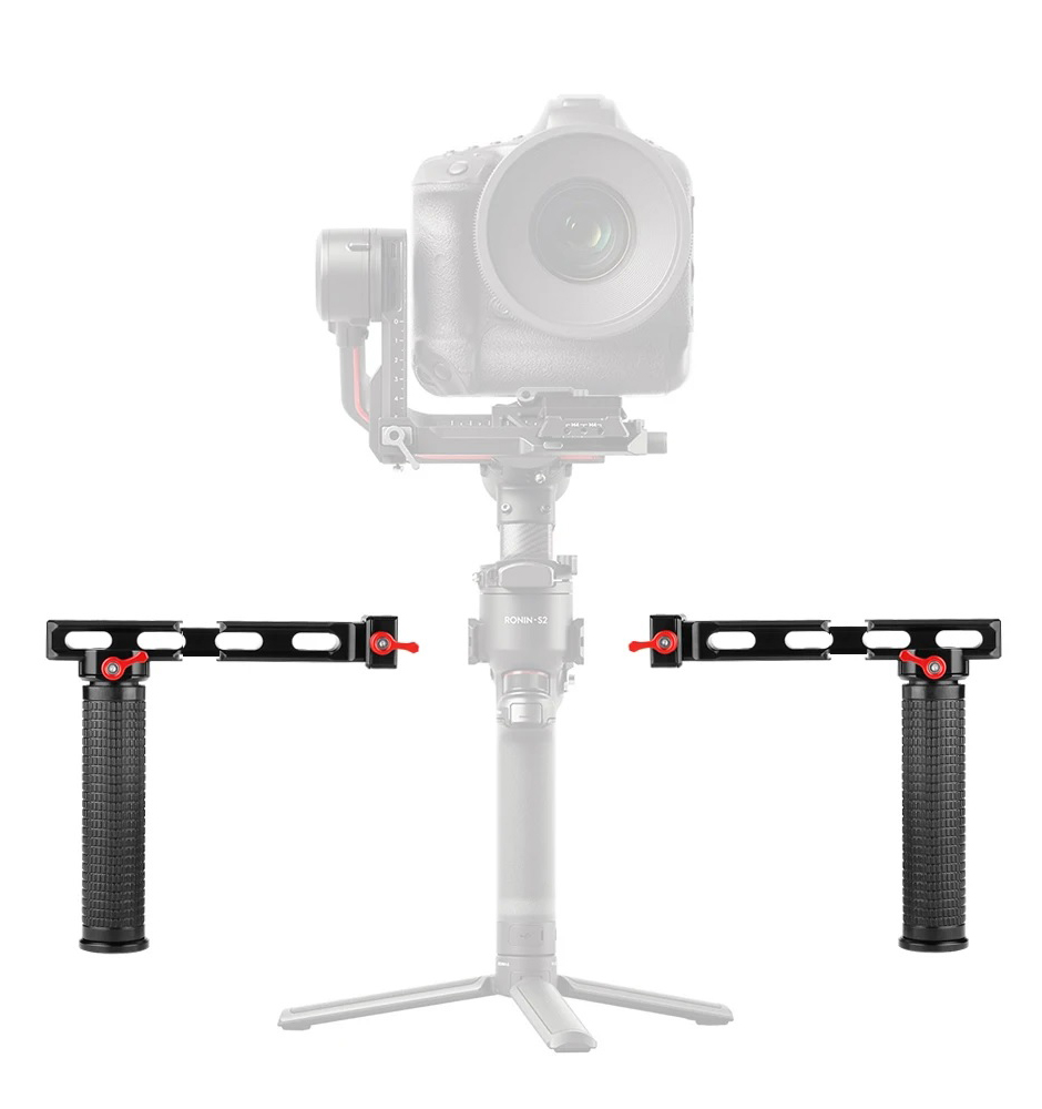 Stabilizer Dual Handle Grip Extended Light Monitor Bracket Stand For RS2/RSC2/RS3/R3 Stabilizer Dual Handle Grip Extended Light Monitor Bracket Stand For RS2/RSC2/RS3/R3